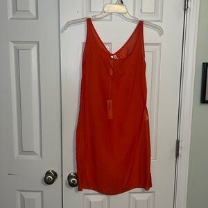 Ella Luna women’s silk sheer mini slip dress Size extra small